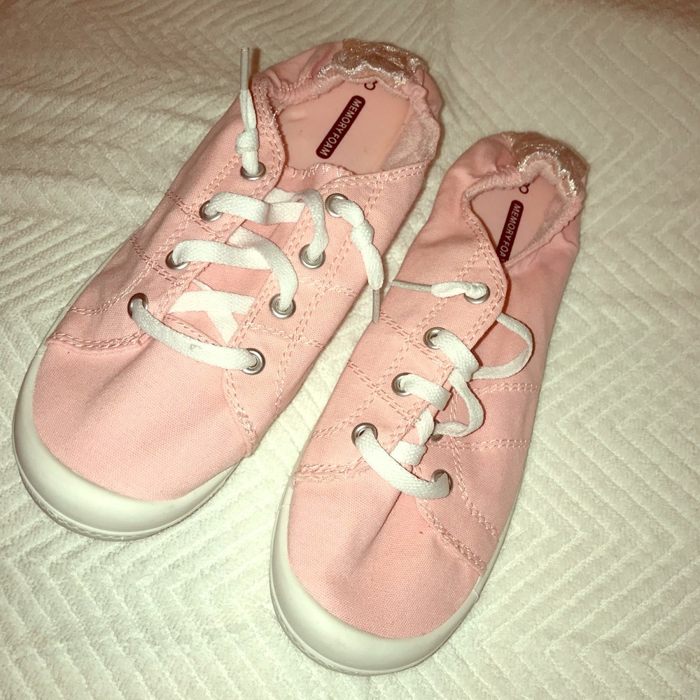 Pink Shoes with Memory Foam by Time and Tru Size 8
